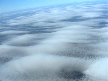 Undulating clouds