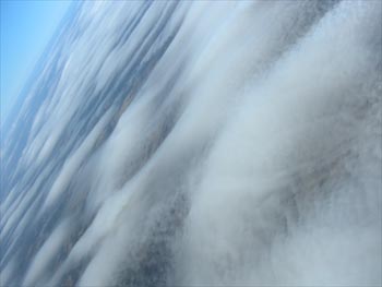 Undulating clouds