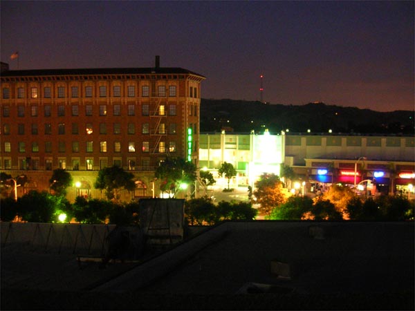 Up on the roof. Culver City, CA