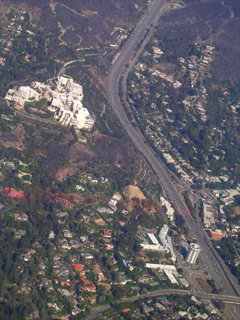 The Getty Center along the 405