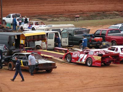 Late model car.  Shiny