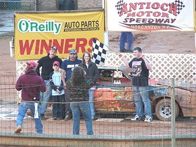 Winner of the Young Guns race (12-17 year-olds)