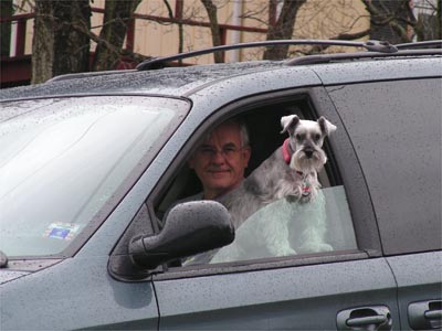 Ted and Hilde, ready to go