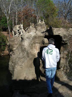 Crossing the bridge