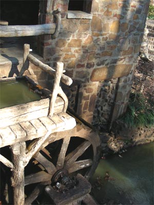 Water wheel at The Old Mill