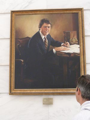 Bill Clinton's gubernatorial portrait