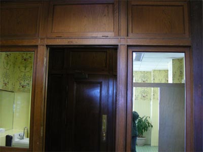 1st floor women's restroom