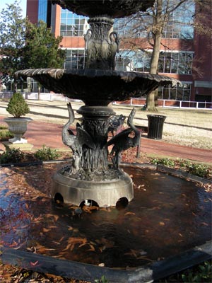 Icy fountain