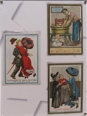 Women's suffrage trading cards