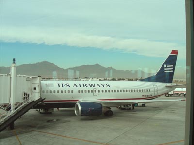 Our first plane home