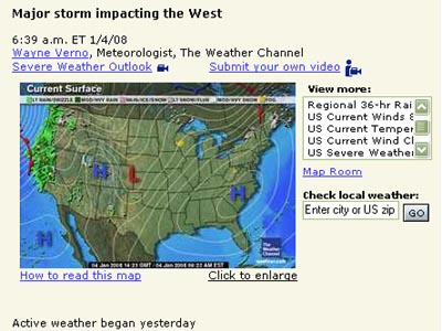 Winter storms ahead
