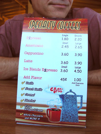 That's eSpresso to you, buddy