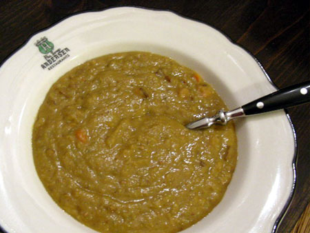 Split Green and Yellow Pea Soup