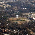 Water tower with majestic columns
