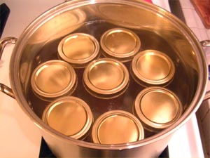 Sealing the jars