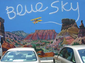Blue Sky Mural