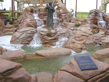 Divine Mercy fountain