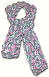 Drop-stitch scarf