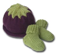 Eggplant baby set