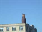 giant milk bottle