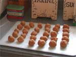 Peanut butter balls, sans chocolate coating