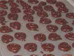 Chocolate covered pretzels